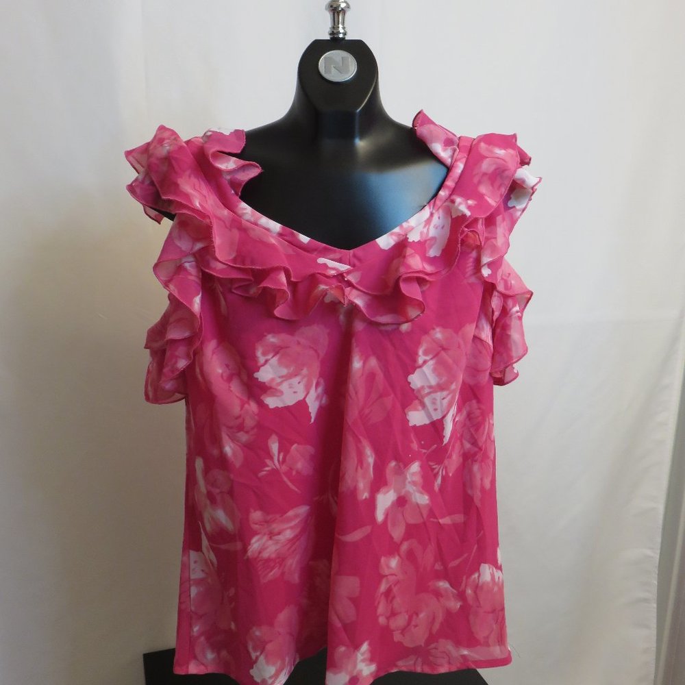 Together (Sears):  Pink Blouse with Flowers